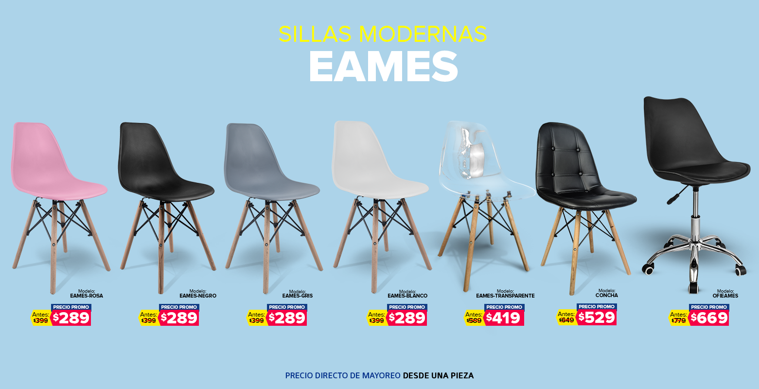 Sillas Eames